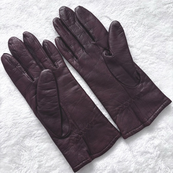 FOWNES Vintage Thinsulate Brown Leather Gloves--6.5 - Picture 3 of 10